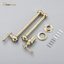 Torneira Articulada Cozinha De Parede Inox Veneza