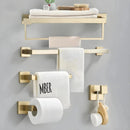 Acessórios para Banheiro Inox 304 Ouro Escovado Shine