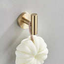 Kit Acessórios Para Banheiro Inox Dourado Escovado Belfor