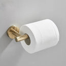 Kit Acessórios Para Banheiro Inox Dourado Escovado Belfor