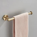 Kit Acessórios Para Banheiro Inox Dourado Escovado Belfor