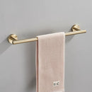 Kit Acessórios Para Banheiro Inox Dourado Escovado Belfor