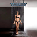 Chuveiro De Teto Spa Ducha Embutir Sobrepor 80x40 LED Fontana