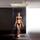 Chuveiro De Teto Spa Ducha Embutir Sobrepor 80x40 LED Fontana