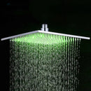 Chuveiro De Teto Inox Quadrado 40cm Led Slim AquaLuxe