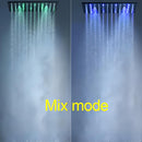 Ducha de Teto Spa Inox 50x50 Preto Fosco LED Slim Velt Preto Fosco