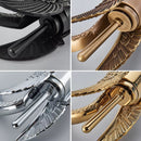 Torneira Cisne Dourada Monocomando Para Banheiro Lavabo