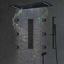 Ducha de Teto Embutir Spa Inox 63x33 LED Bluetooth Homulo