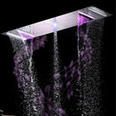 Ducha De Teto Spa Inox Aura Jet 90x30cm Com LED E Som | Homedeccori