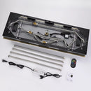 Ducha de Teto Embutir Spa Inox 90x30 LED Bluetooth Horizon