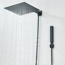 Ducha Chuveiro Á Gás 30x30 Inox com Ducha Manual Zeft