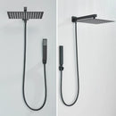 Ducha Chuveiro Á Gás 30x30 Inox com Ducha Manual Zeft