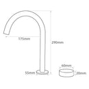 Torneira Para Banheiro Monocomando Bica Alta Portale