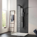 Ducha Vertical Inox Com Hidro Spa 4 Funções Black Sea