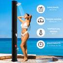 Chuveiro Solar De Piso Para Área Externa Piscina 60L AquaMax