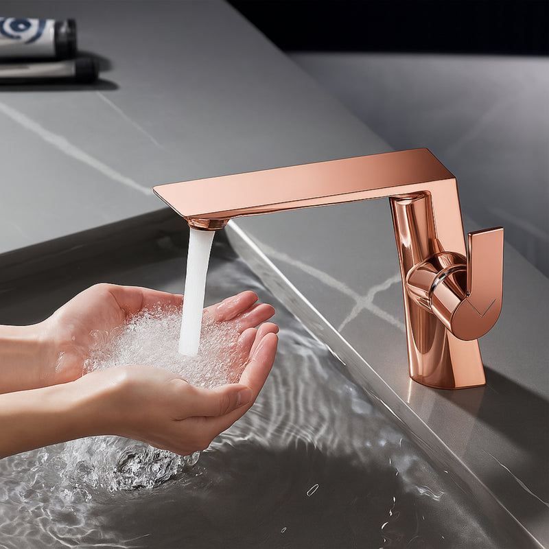 Torneira Para Banheiro Monocomando Inox Moderna Axis