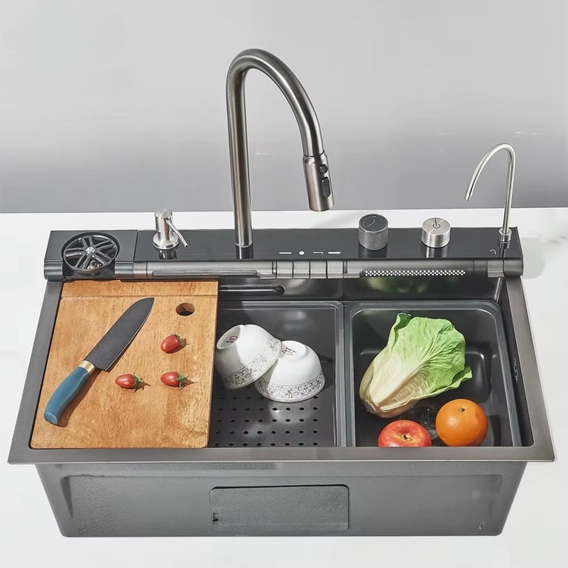 Cuba Gourmet Inox Pia Inteligente 75x45 Completa Vision