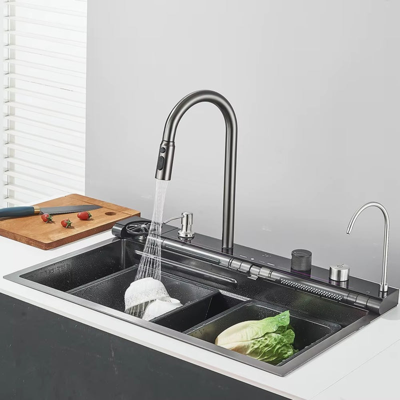 Cuba Gourmet Inox Pia Inteligente 75x45 Completa Vision
