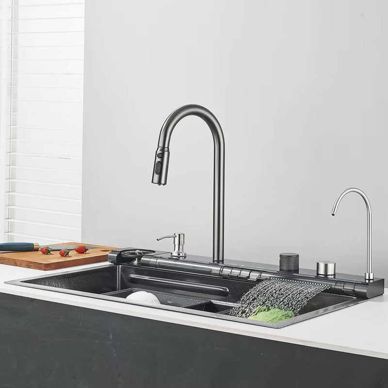 Cuba Gourmet Inox Pia Inteligente 75x45 Completa Vision