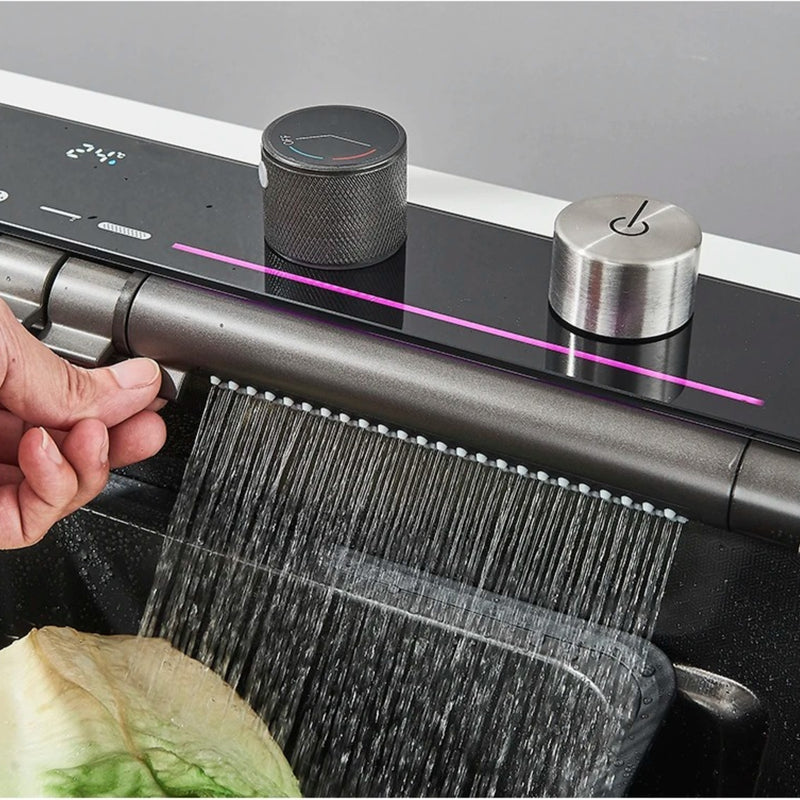 Cuba Gourmet Inox Pia Inteligente 75x45 Completa Vision