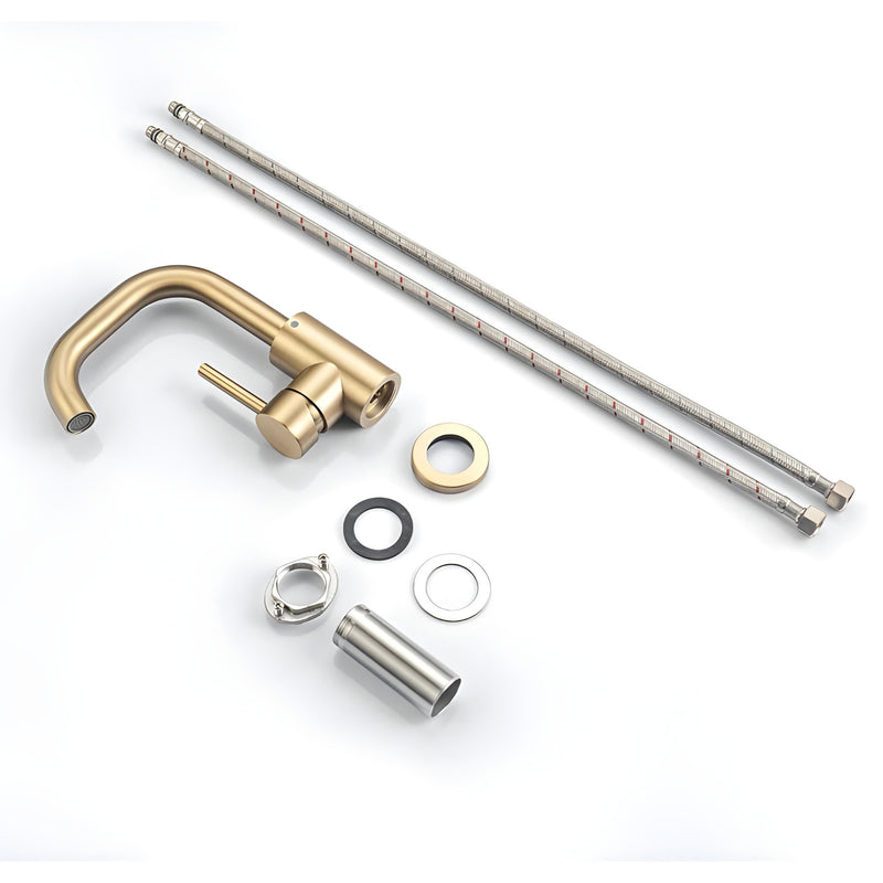 Torneira Para Banheiro Inox Monocomando Lavatório Velin