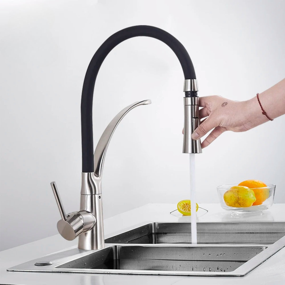Torneira Gourmet Cozinha Monocomando Extensível 360 Baikal
