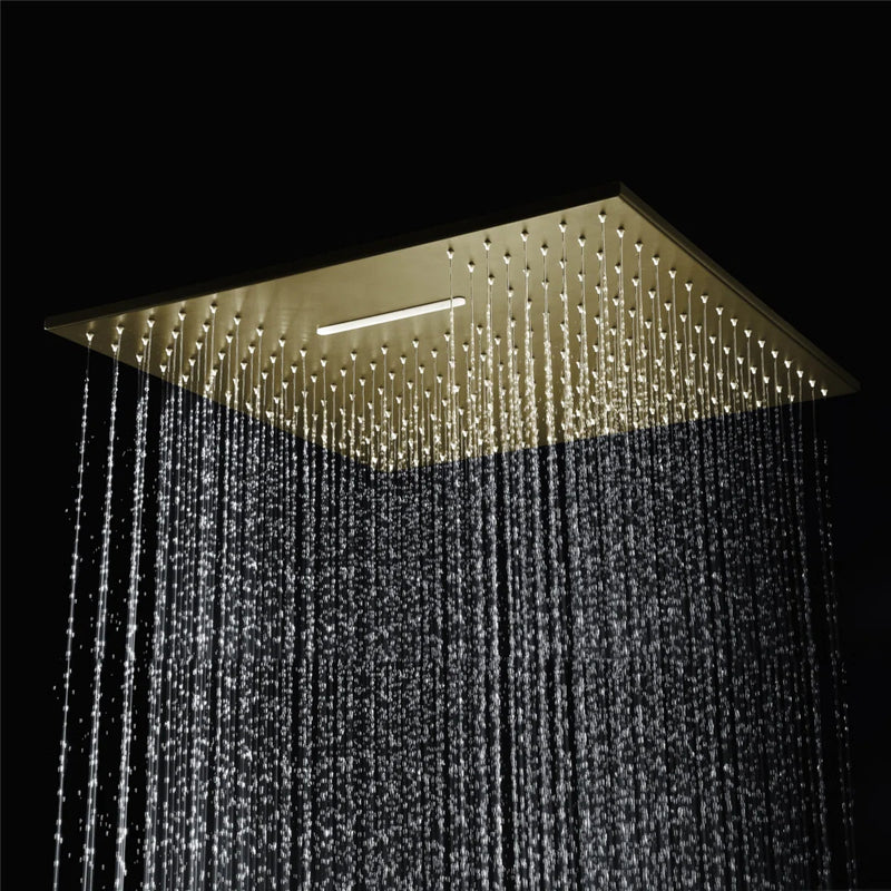 Ducha De Teto Inox Embutir Spa EF Cascata Domus