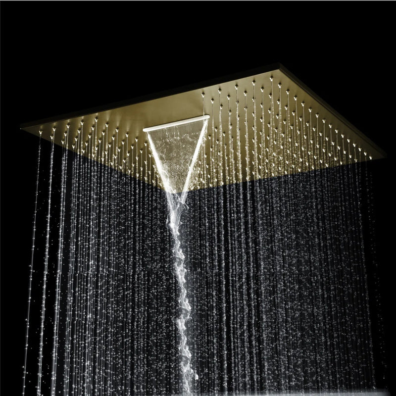 Ducha De Teto Inox Embutir Spa EF Cascata Domus