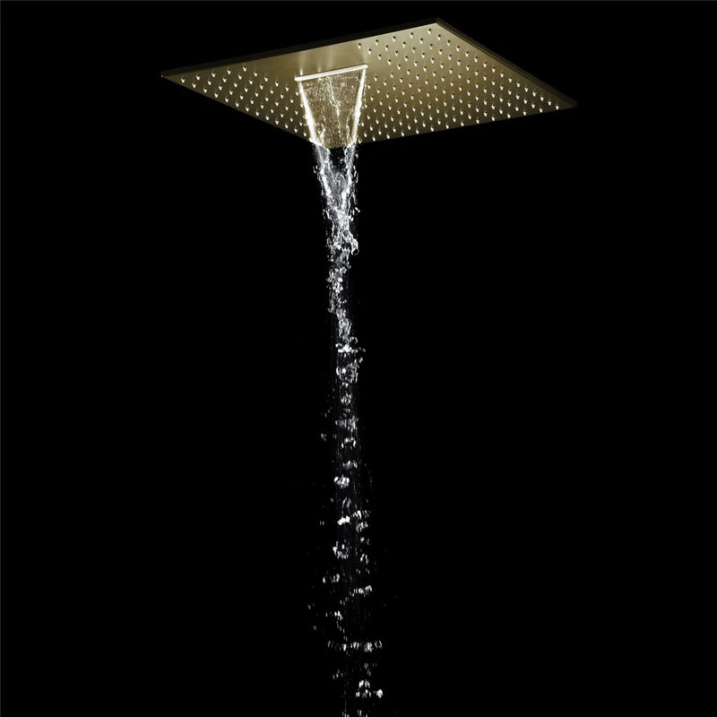 Ducha De Teto Inox Embutir Spa EF Cascata Domus