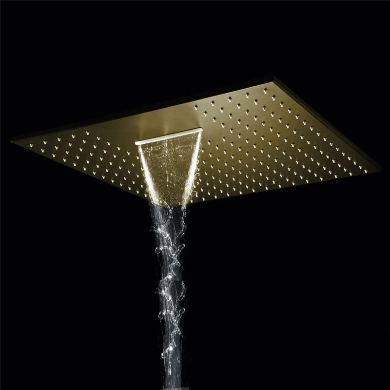 Ducha De Teto Inox Embutir Spa EF Cascata Domus