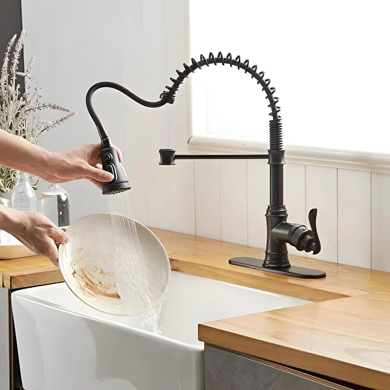 Torneira Gourmet Monocomando Extensível Inox Furuisi - Homedeccori