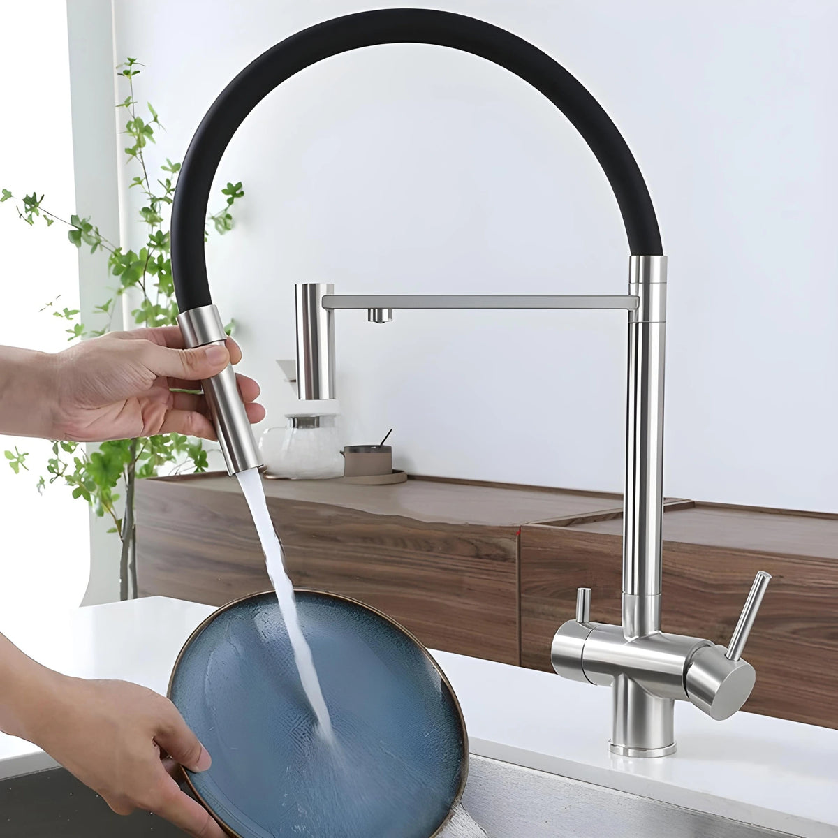 Torneira Gourmet Cozinha Monocomando Saida Para Filtro PalmFlow - Homedeccori