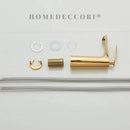 Torneira Para Banheiro Inox Monocomando Lavatório Hadner