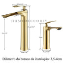 Torneira Para Banheiro Inox Monocomando Lavatório Hadner