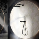 Ducha de Parede Spa Inox 30cm Conjunto Completo Linea