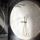 Ducha de Parede Spa Inox 30cm Conjunto Completo Linea