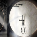 Ducha de Parede Spa Inox 30cm Conjunto Completo Linea
