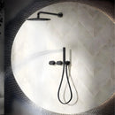 Ducha de Parede Spa Inox 30cm Conjunto Completo Linea