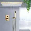 Ducha de Teto Inox Spa 80x40 Embutir LED Conjunto Fontana