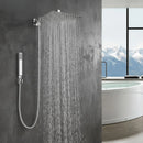 Ducha Chuveiro Á Gás 30x30 Inox com Ducha Manual Zeft