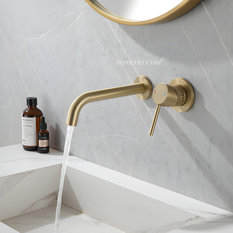 Torneira de Parede Banheiro Inox Monocomando Lavatório Dunart