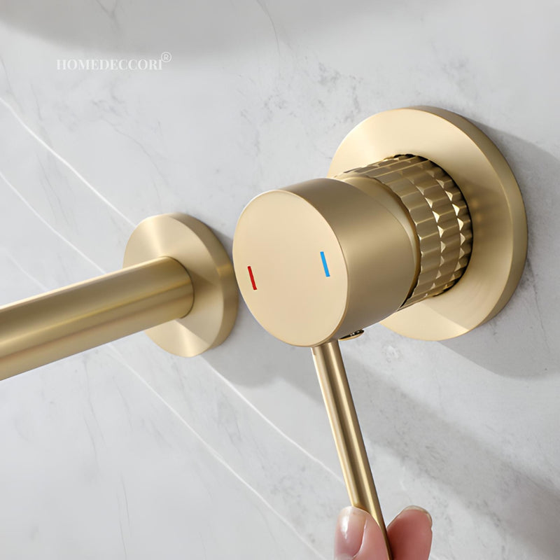 Torneira de Parede Banheiro Inox Monocomando Lavatório Dunart