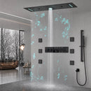 Ducha De Teto Embutir Inox 90x30 LED Bluetooth Spa Ferrara