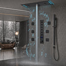 Ducha De Teto Embutir Inox 90x30 LED Bluetooth 6 Jatos Altezza