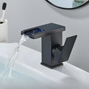 Torneira Para Banheiro Monocomando Cascata Led Di Vetro