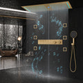 Ducha De Teto Embutir Inox 90x30 LED Bluetooth Spa Corinto