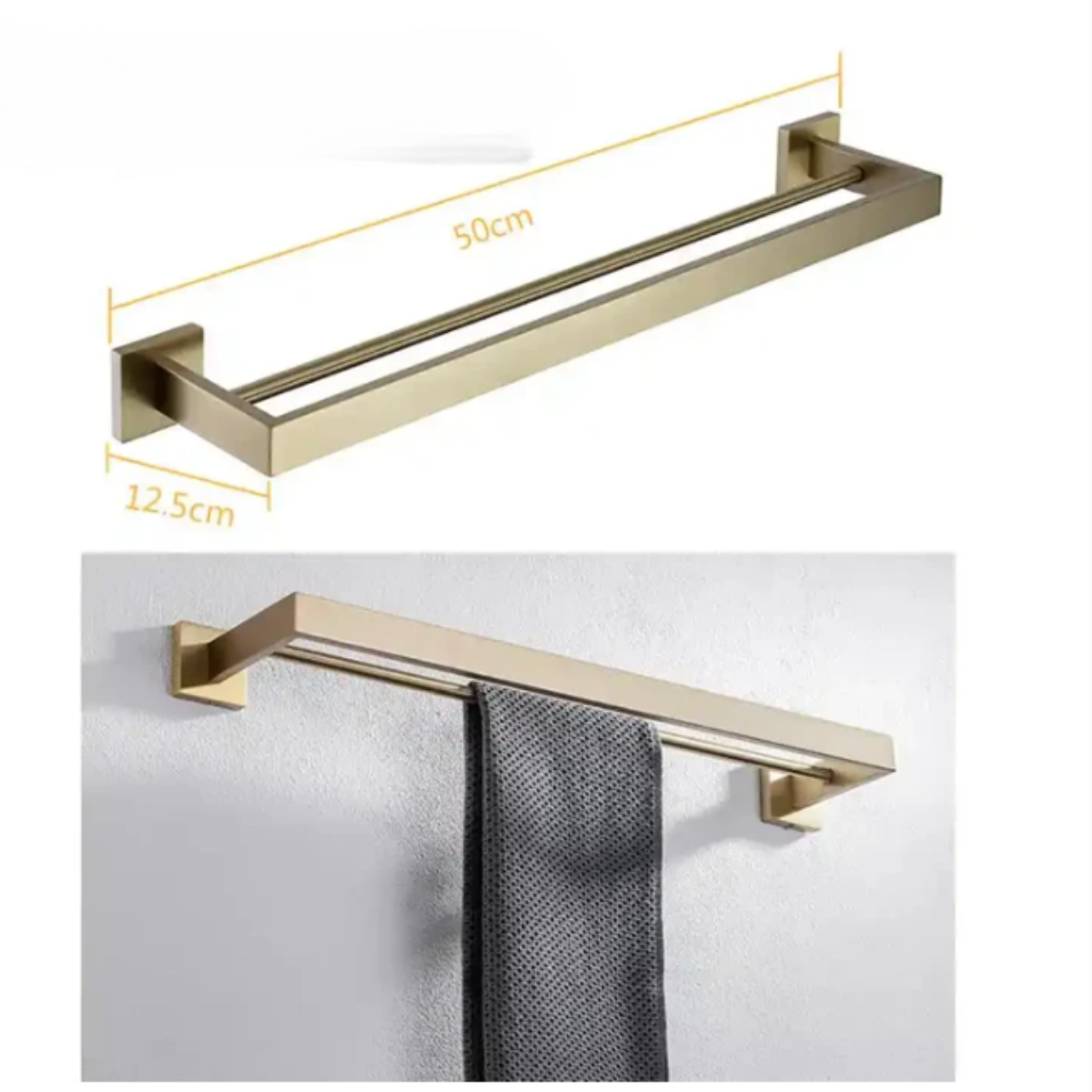 Acessórios para Banheiro Inox 304 Ouro Escovado Shine