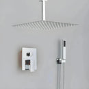 Chuveiro De Teto Quadrado Inox Cromado Ultraslim