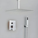 Chuveiro De Teto Quadrado Inox Cromado Ultraslim