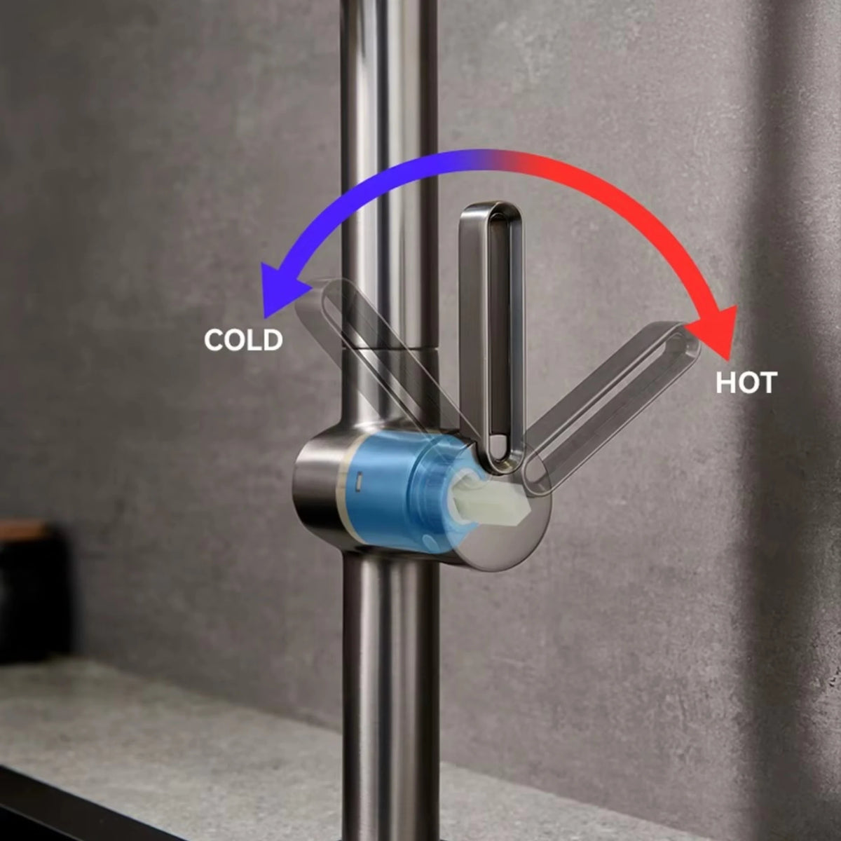 Torneira Gourmet Inox Extensível Spray 360 Bica Alta Armon